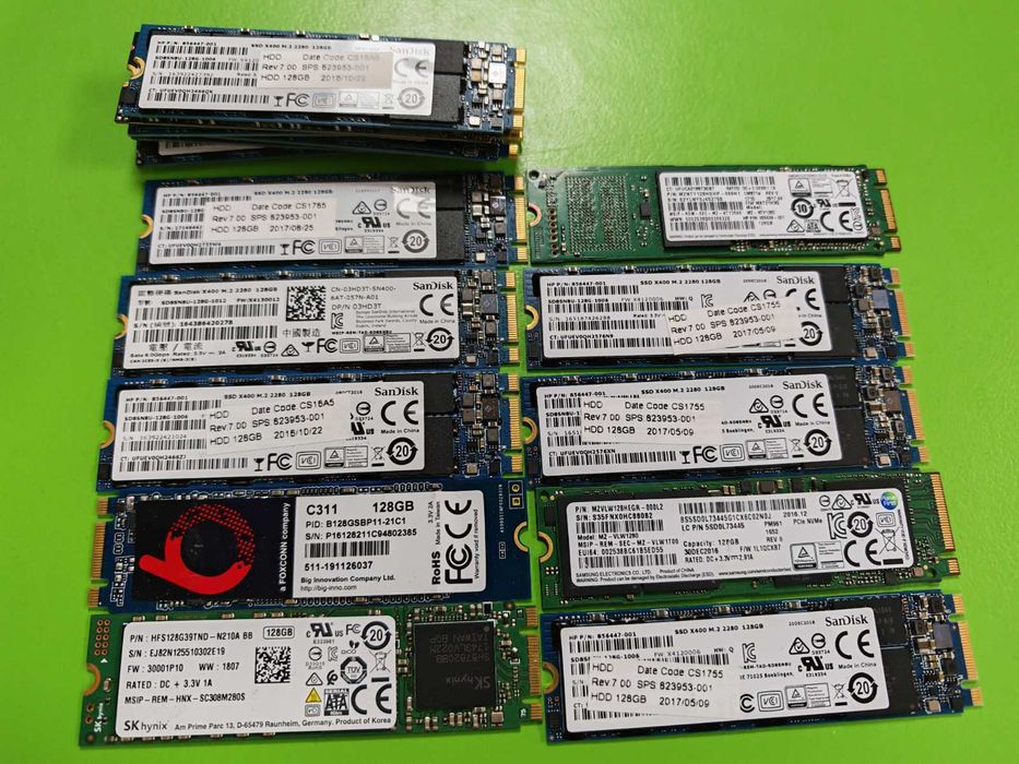 SSD M.2 Sata OEM 128Gb NGFF М.2 2280, ССД диск 128Гб накопичувач M2 Сата