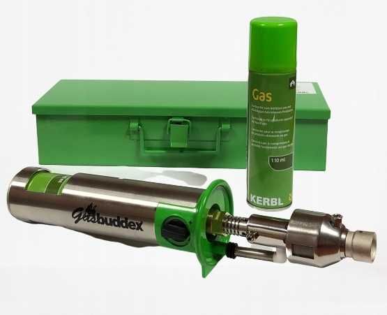 Dekornizator gazowy, wypalarka do rogów GasBuddex z głowicą 20 mm