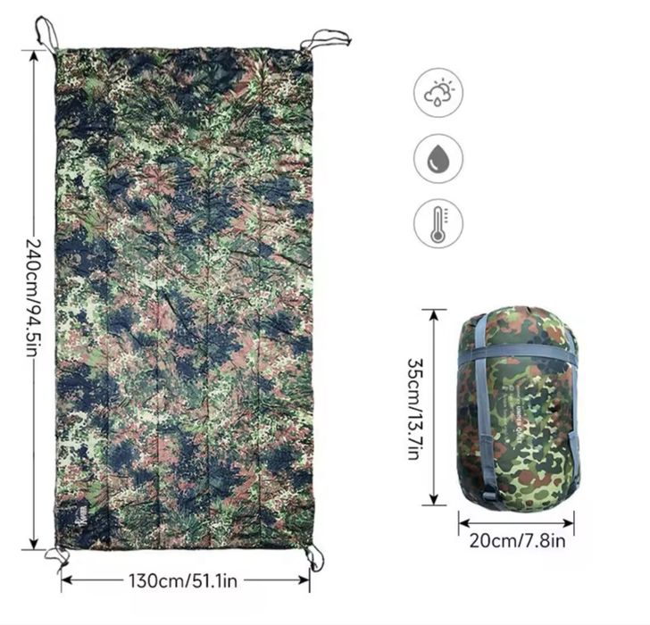Podpinka pod hamak Traveller underquilt moro