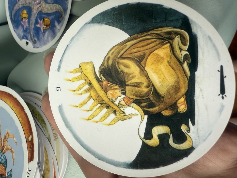 Talia kart Tarota „Circle of Life” 78 kart w kształcie koła