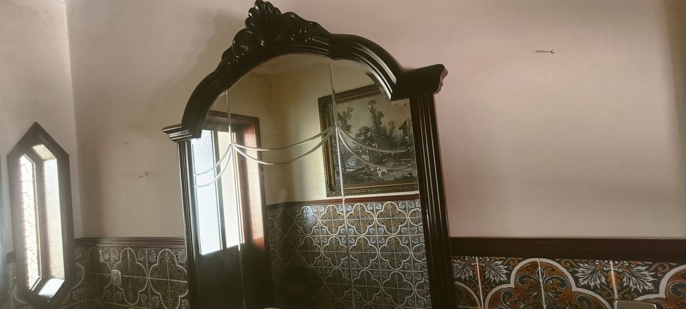 Sapateira com espelho