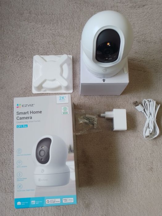 Розумна поворотна Wi-Fi камера EZVIZ CP1 Pro 2K+ (Відеоняня / Охорона)