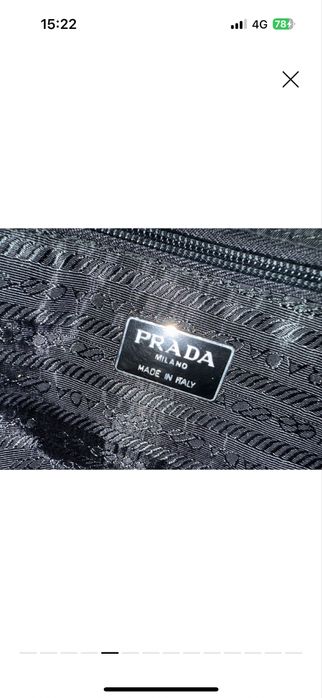 Mala vintage em pele Prada
