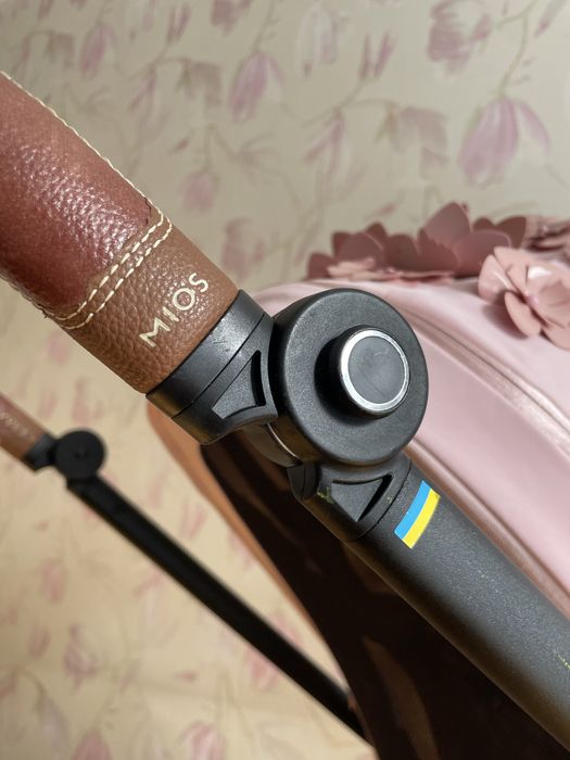 Mios коляска cybex flower pink