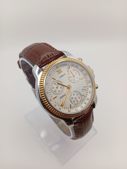 *19*Tissot Ballade Chronograph ze stali Ref. C288/388 Kwarcowy