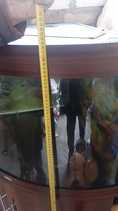 Аквариум 190л ,угловой.