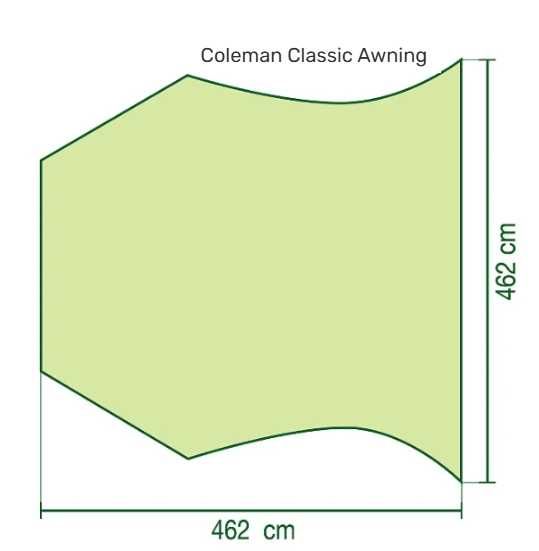 Przedsionek do namiotu Coleman,  Stolik