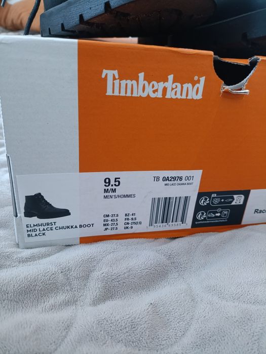 Timberland Elmhurst Mid Lace Chukka Boot Black R. 43.5 / 27.5 cm