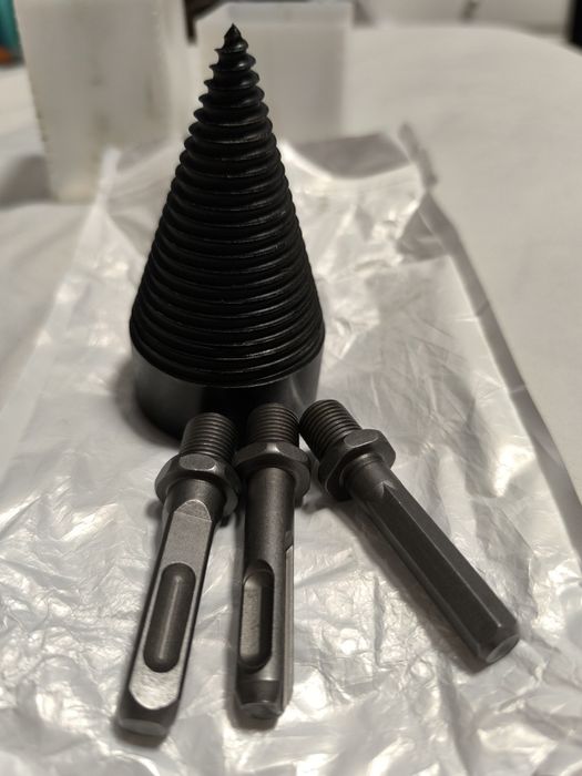 Broca para rachar madeira, 3 hastes de perfuração, broca para rachar m