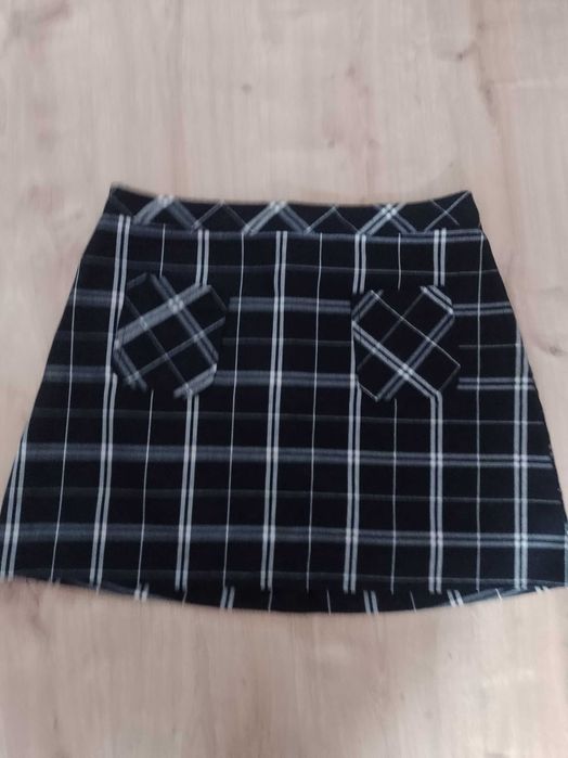 Spódnica w kratę  mini hm rozm 42
