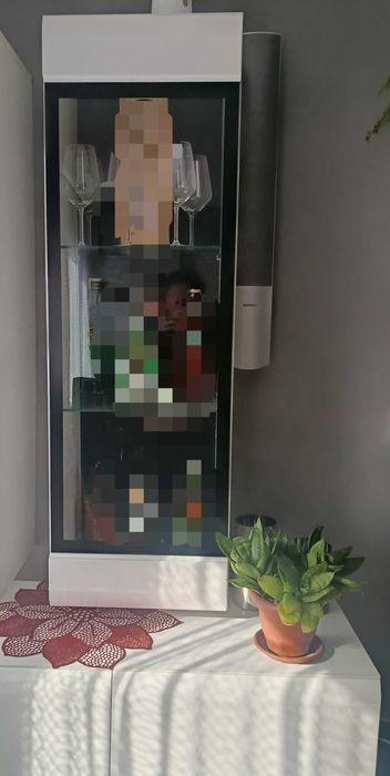 Witryna wisząca podświetlana