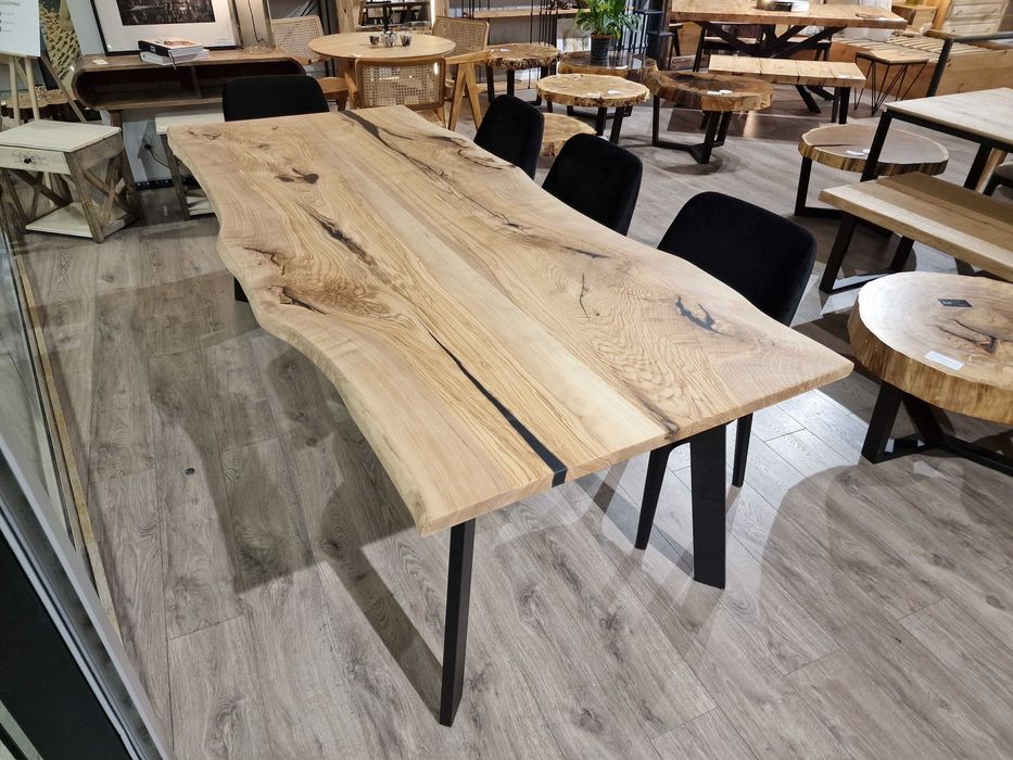 Stół stolik rozkładany lite drewno dąb na wymiar oflis PRODUCENT
