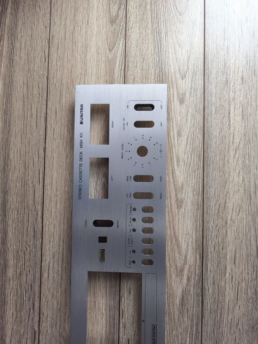UNITRA MSH 101  czołowy panel front magnetofon deck