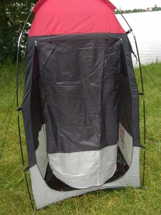 Wysoki namiot turystyczny przenośny przebieralnia toaleta plażowy