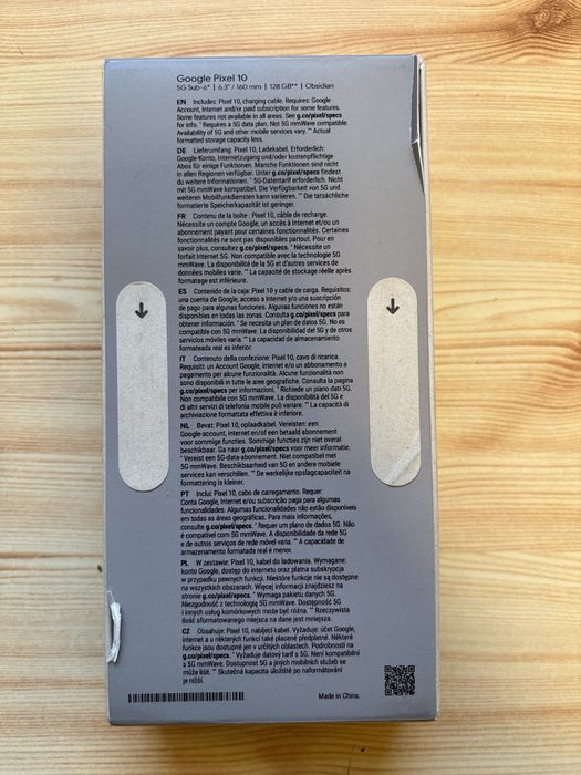 Telefon Google Pixel 10 5G 128 czarny Nowka