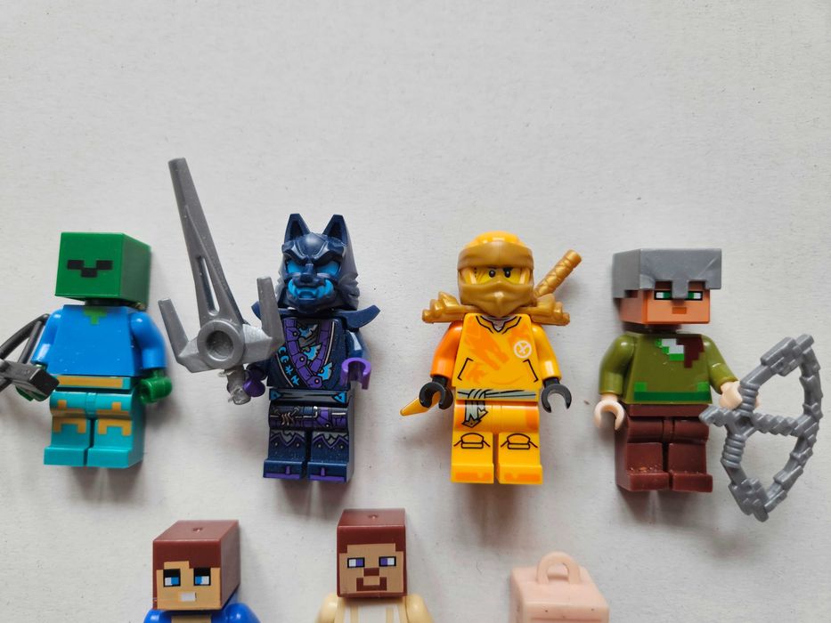 Lego фигурки Wolf Mask Varrior, Ninjago Arin. Minecraft Zombi