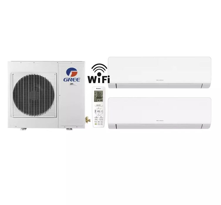 АКЦІЯ кондиціонер,працює при температурі до -25°С, мульти-спліт GREE18