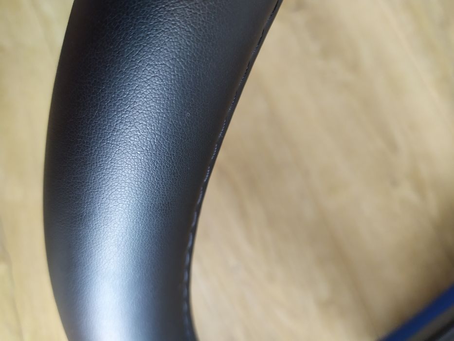 Чохол на кермо, руль, універсальний, екошкіра, 43-46 см, чорно/синій