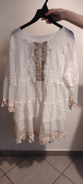 Tuniko -sukienka boho siateczkowe