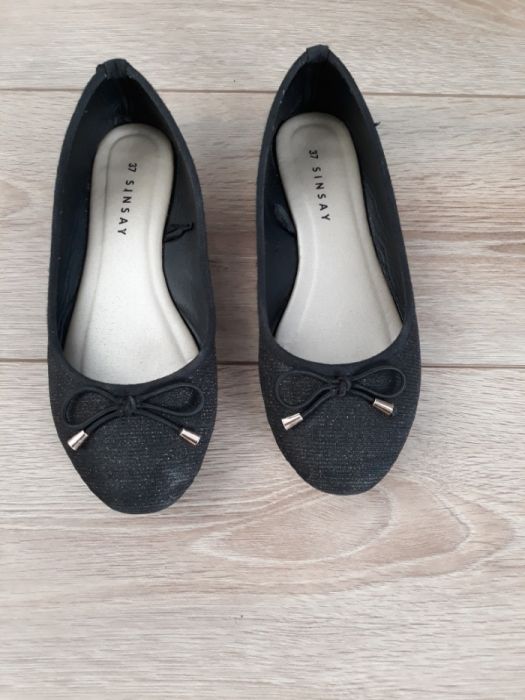 Baleriny czarne rozmiar 37