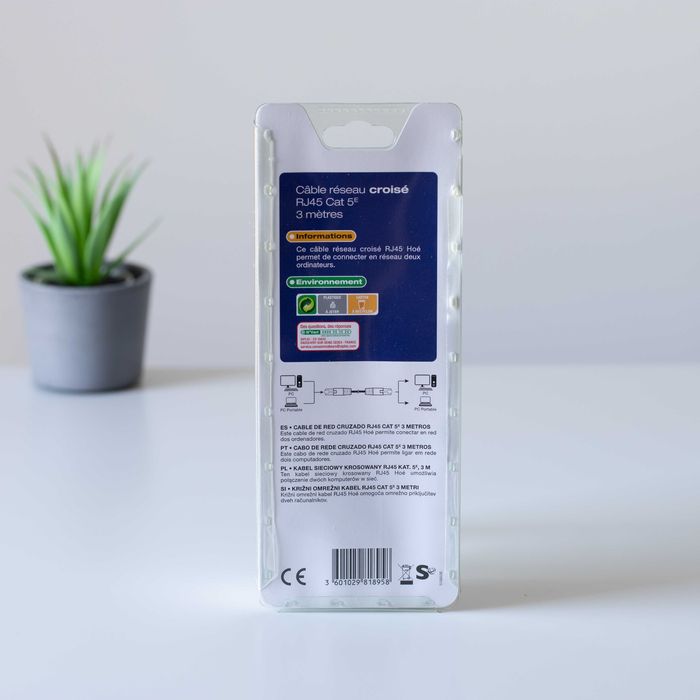 Cabo de rede Ethernet RJ45 Cat5e 3m64751537605505121