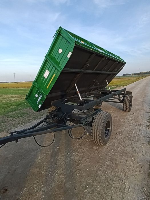 Przyczepa wywrotka Bruns 8t (d47 d55 d45 d35 reisch diedam bruns krone Mengele niemiecka przyczepa hl 6011 8011 thk 5 Brandys)