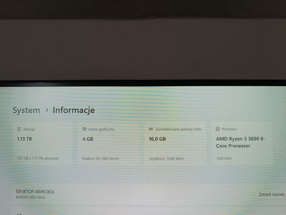 Komputer do gier, cały zestaw.