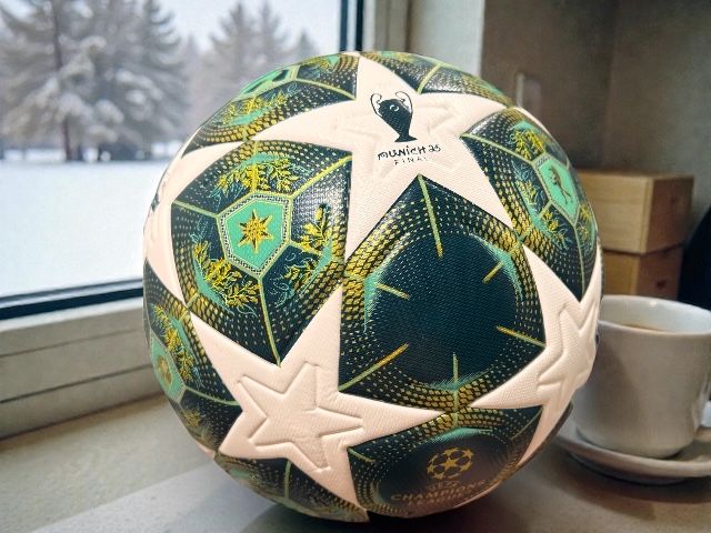 Мяч футбольний розмір 5 Ліга чемпіонів  ТОП якість безшовний