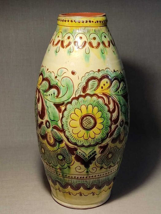 СТАРИННЫЕ ваза кувшин графин Косовская роспись Керамика Майолика СССР