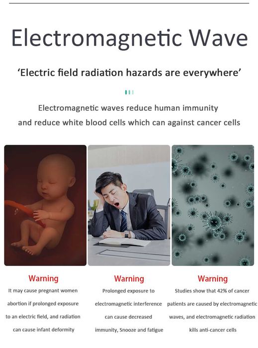 Detector De Radiação Eletromagnética, Tester De Ondas De Alta Precisão