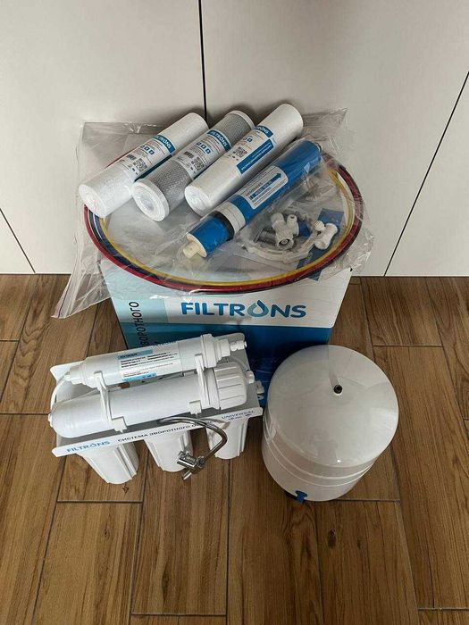 Фильтр для воды обратный осмос 5 ступеней очистки мембрана 75 галонов