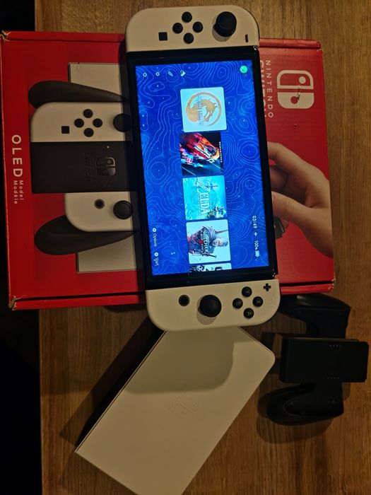 Konsola Nintendo Switch OLED przerobiona
