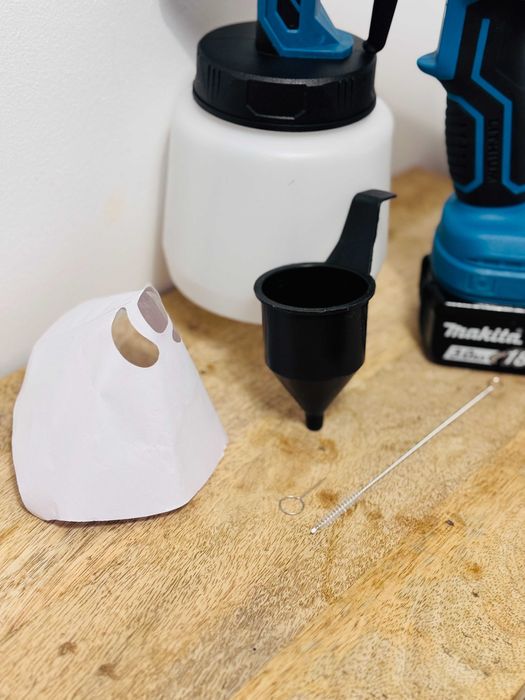 Pistolet na farbe regulowany pasuje do baterii makita lxt 18v NOWY !!