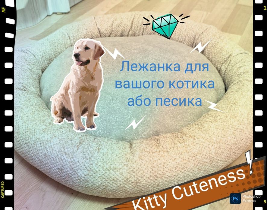 Лежанка для домашніх улюбленців