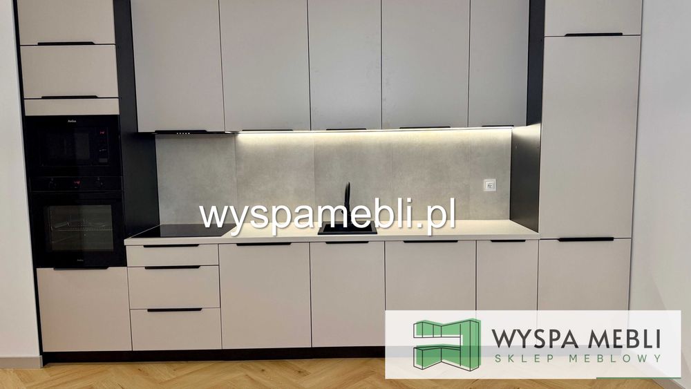 NOWA kuchnia kaszmir czarny meble kuchenne wymiar 390cm lub inny