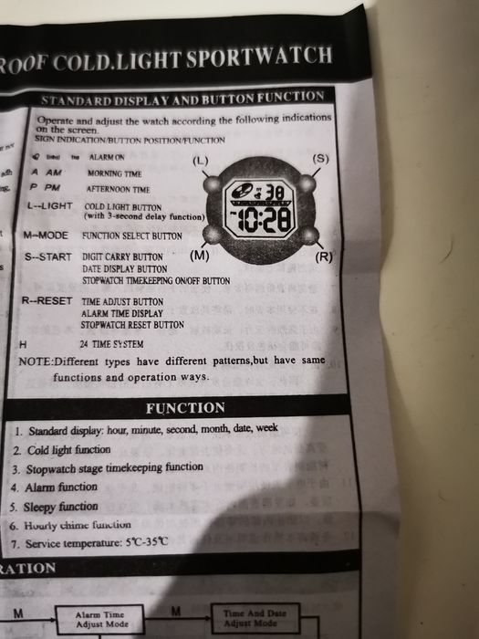 Relógio de pulso digital