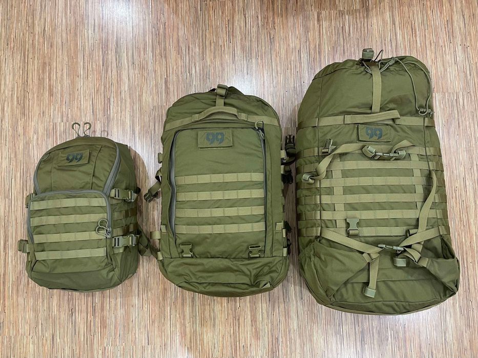 *Новый комплект G99 - 3 тактических рюкзака + грузовая рама, площадка.