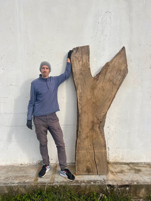 Prancha de Oliveira Maciça — Peça Única