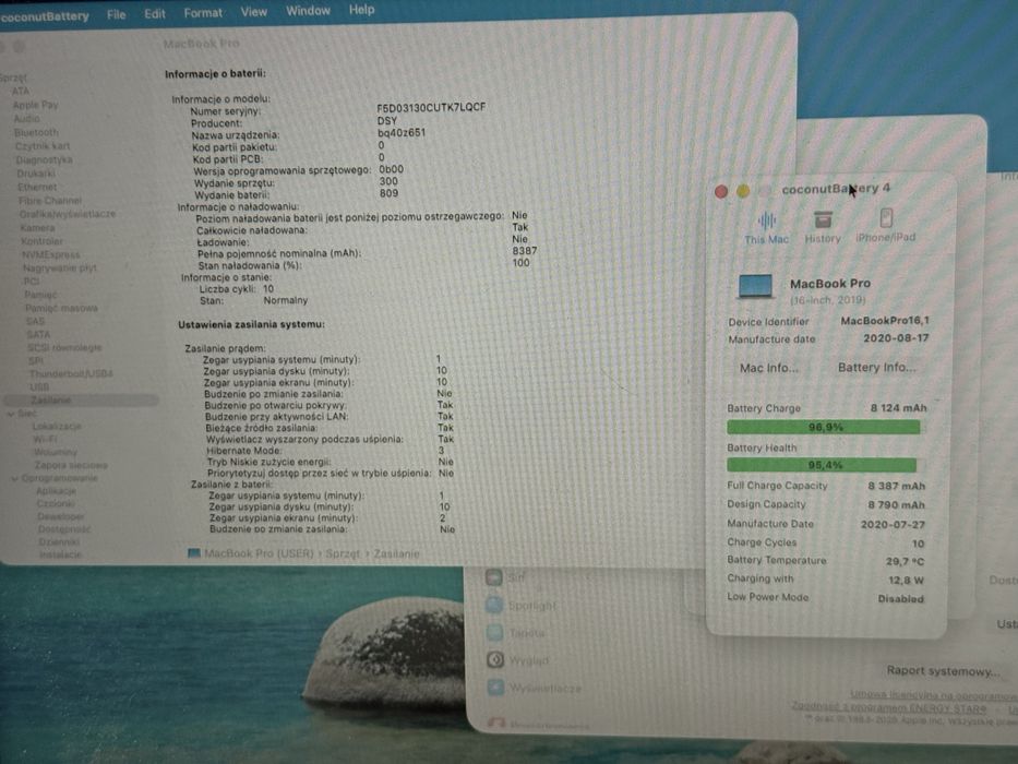 Obudowa, topcase macbook pro 16 2019 a2141