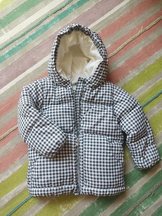 Casaco quadriculado bebe 18-24m