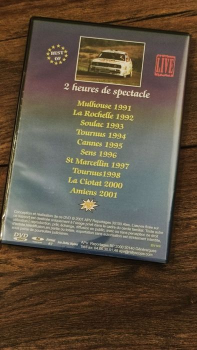 DVD Rallye 10 Ans de Finales