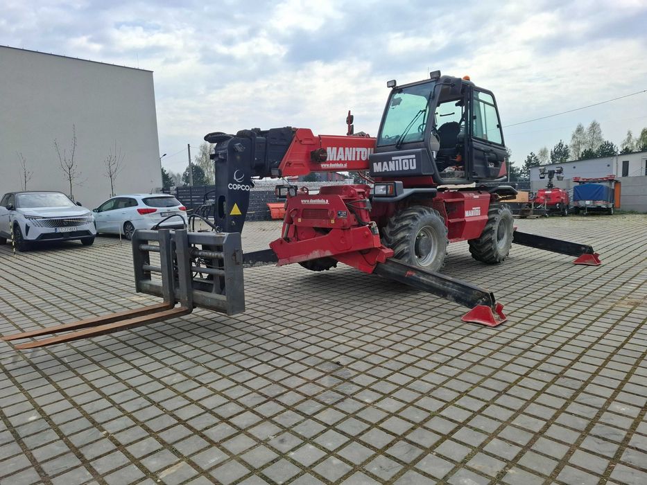 Manitou MRT 2150 Ładowarka Obrotowa 2005r Widły Żuraw Kosz UDT