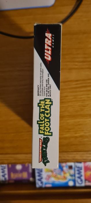 Gameboy classic CIB TMNT jogo Fall of the foot clan