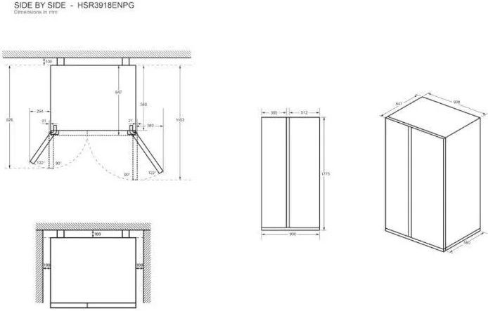 Frigorífico side by side Haier