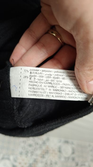 Bluza Zara r. M tunika prążek czarna