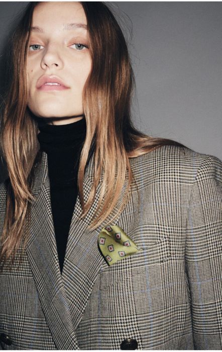 Блейзер вовняний ZW collection from Zara  в клітинку новий в упаковці з бірками