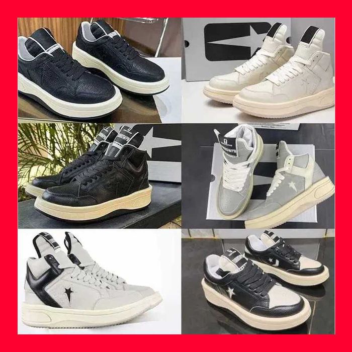 КРАЩА ЯКІСТЬ‼️ Rick Owens x Converse Turbowpn, турбовпн High/Low 36-46
