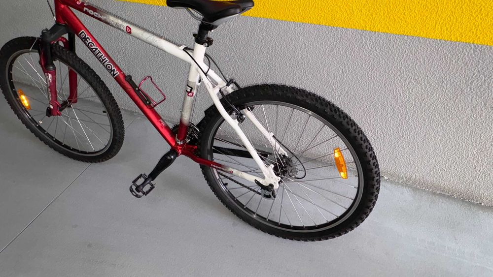 Bicicleta RockRider Montanha - Roda 26 - Vermelha e Branca