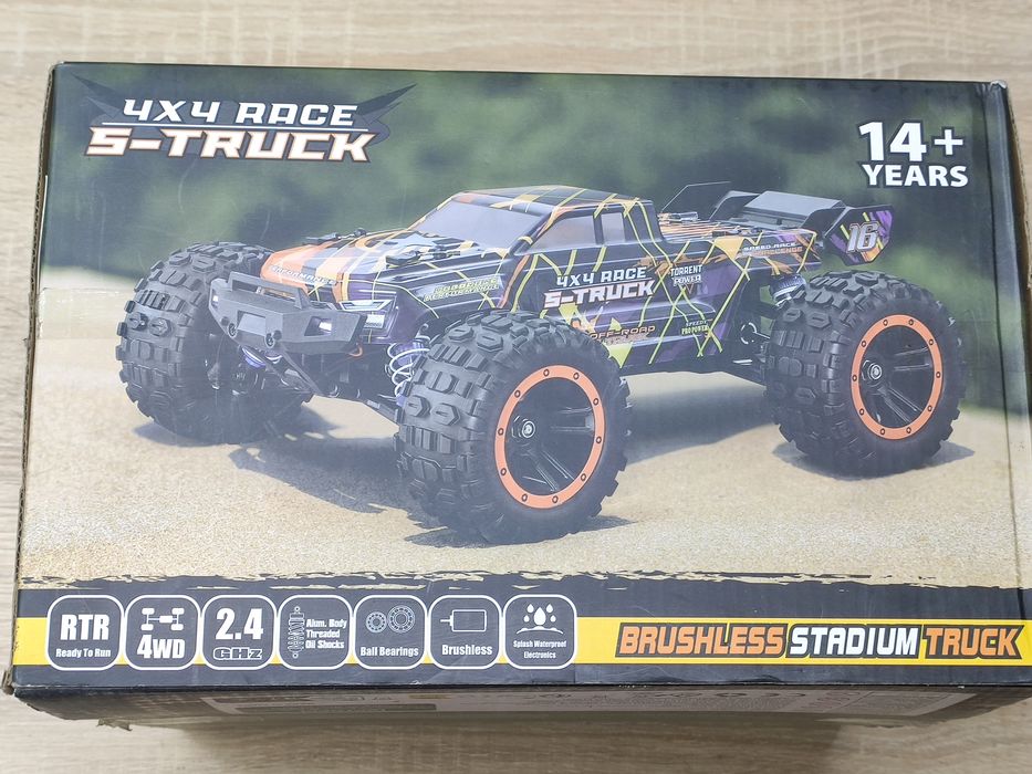 Професійна RC-машинка 4х4 (Brushless) — HBX 16889A (Повний комплект) + Доп колеса