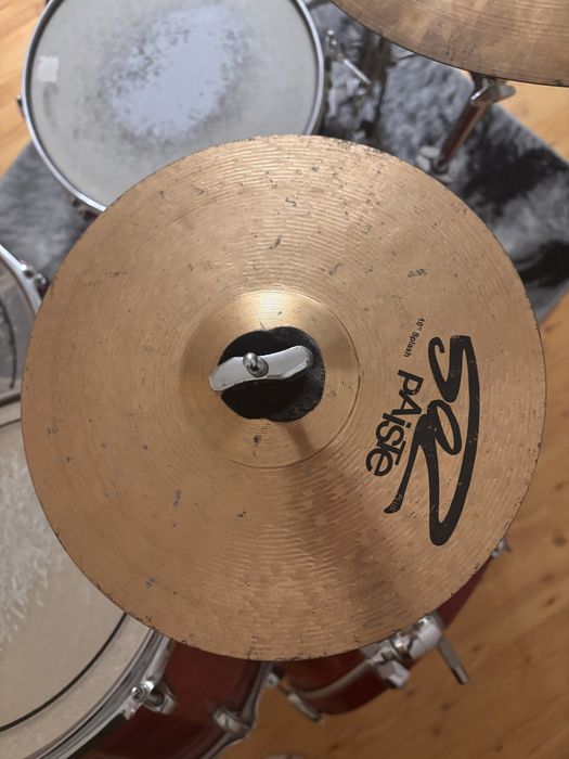 Perkusja Premier xpk cherry red 1990s + osprzęt + akcesoria